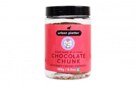 Urban Platter Chocolate Chunk Gourmet Chunky Cookies  Plastic Jar  185 grams